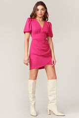 Nanda Puff Sleeve Mini Dress - FINAL SALE