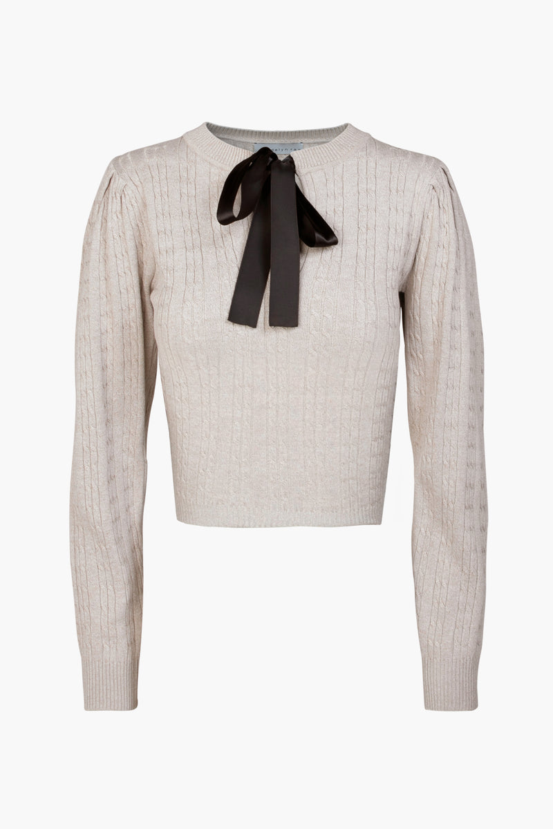 Karly Bow Front Knit Top
