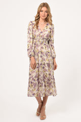 Leah Open Back Tiered Maxi Dress