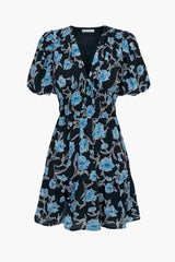 Talia Midnight Floral Mini Dress