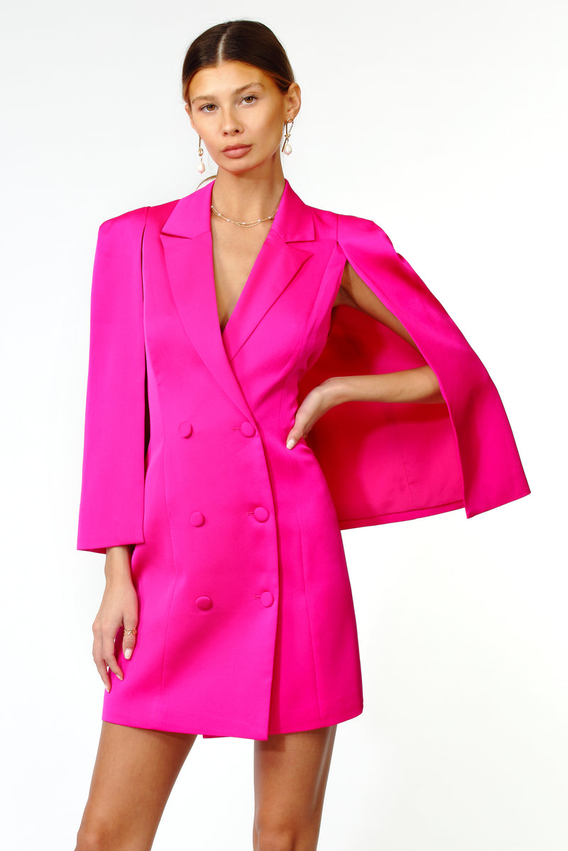 Thalia Cape Blazer Dress - FINAL SALE