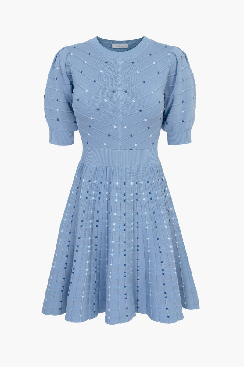 Sylvia Fit and Flare Knit Dress