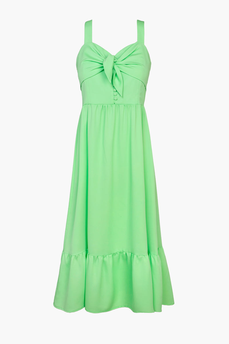 Katana Tie Front Midi Dress - FINAL SALE