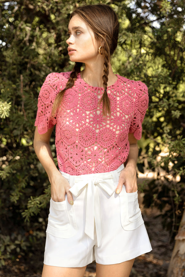 Kristy Crochet Top - FINAL SALE