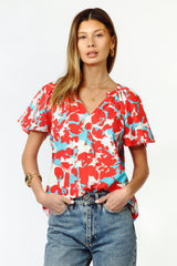 Ailan Print Top - FINAL SALE