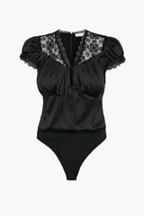 Midnight Lace Insert Bodysuit - FINAL SALE