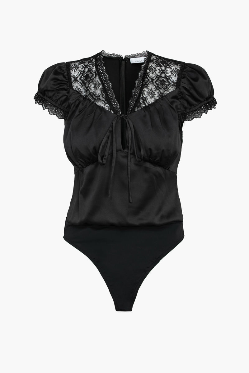 Midnight Lace Insert Bodysuit - FINAL SALE