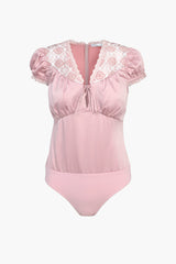 Midnight Lace Insert Bodysuit - FINAL SALE