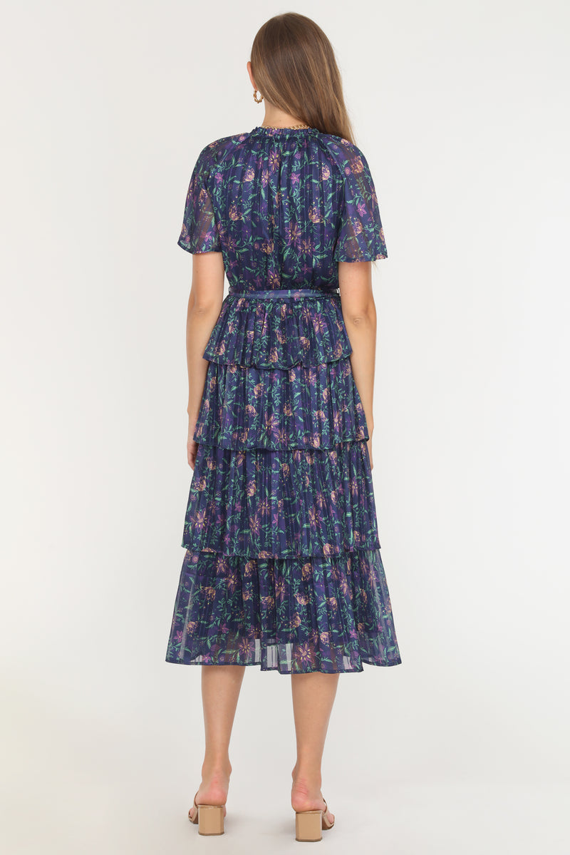 Sue Tiered Midi Dress