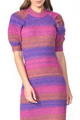Lauren Ombre Sweater Knit Midi Dress