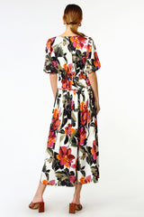 Lucia Smocked Midi Dress