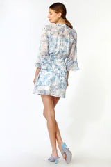Juliana Eyelet Smocked Mini Dress