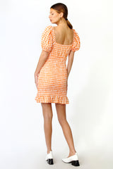 Windam Gingham Smocked Dress