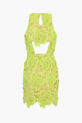 Cassie 3D Crochet Mini Dress