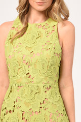 Cassie 3D Crochet Mini Dress