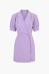 Francesca Puff Sleeve Blazer Dress