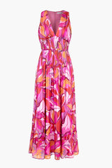 Loris Pleated Maxi Dress