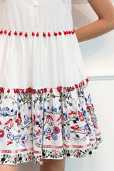 Rina Embroidered Cotton Dress