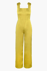 Lucinda Bow Strap Wide Leg Jumpsuit