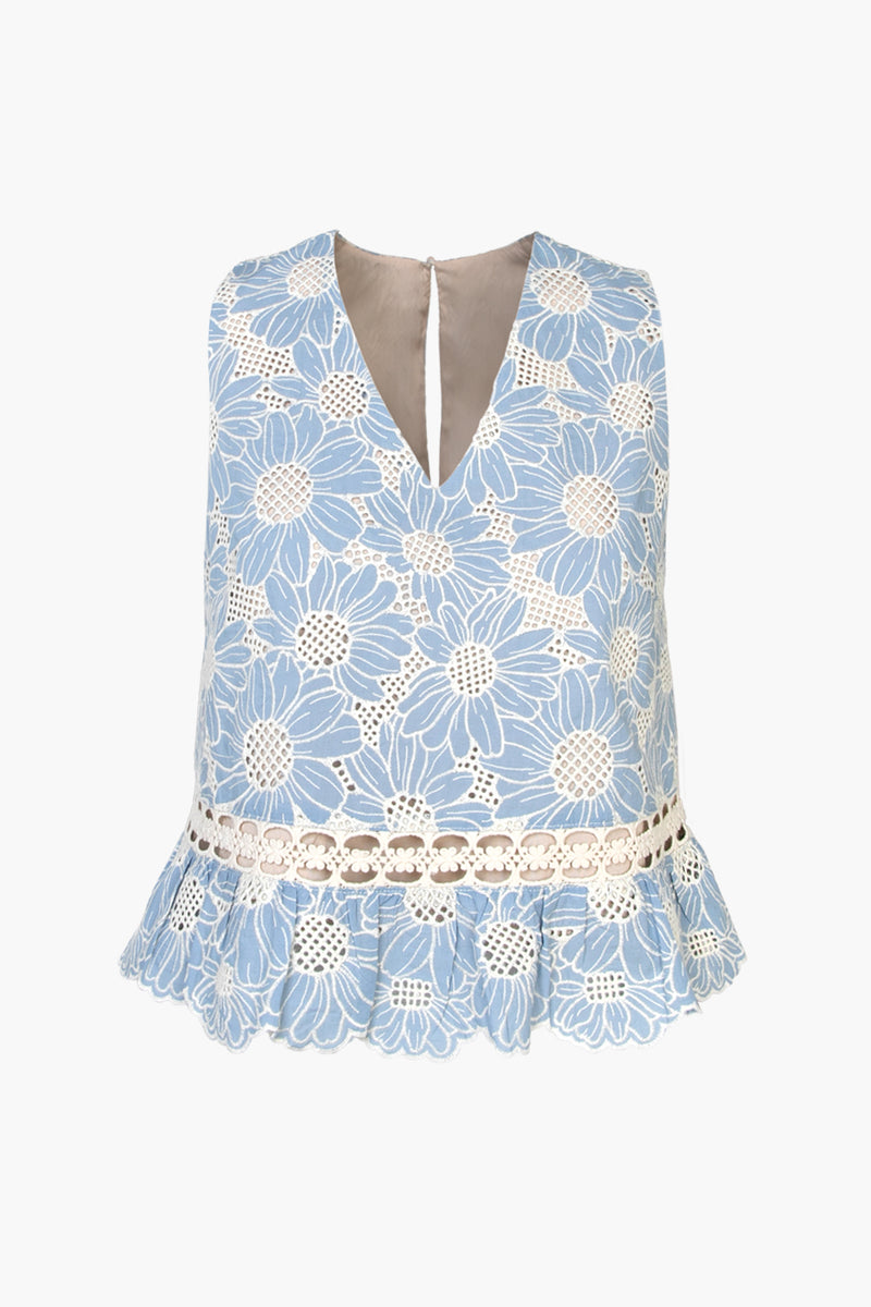 Krissa Embroidered Top